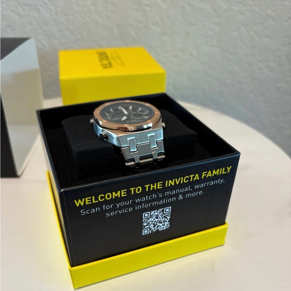 Activa X Invicta Digital Unisex Watch - 45.5mm, Silver